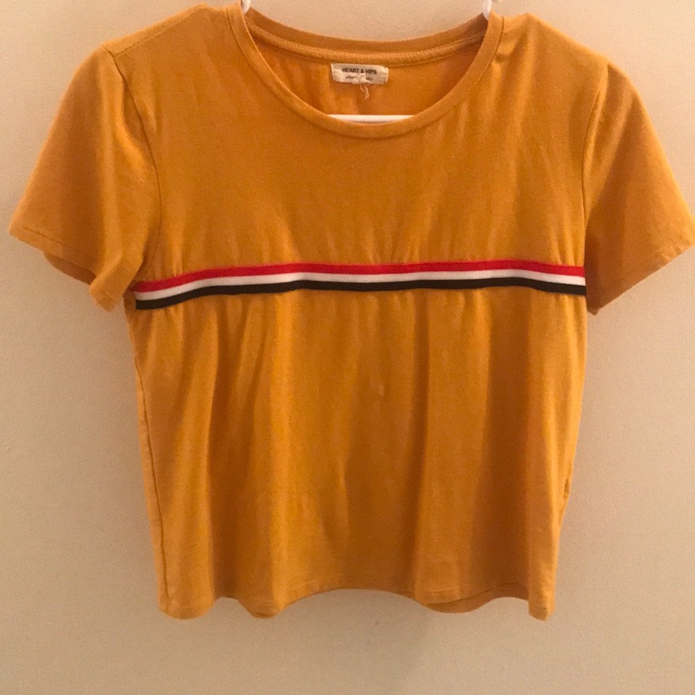 Golden/Yellow Crop Top
